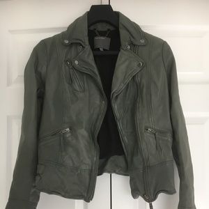 Muubaa leather moto jacket USA size 8